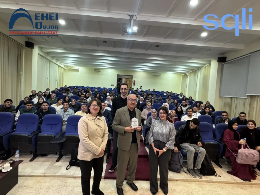 Échanges entre les représentants de SQLI Maroc et les étudiants de l’EHEI Oujda
